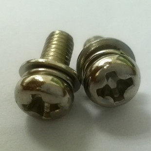 現(xiàn)貨可批發(fā)可零售包郵 十字盤(pán)頭組合螺釘PM/SPW4*15，專業(yè)燈具螺絲首選